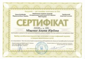 Мищенко Алена Юрьевна - Сертификаты 6.1