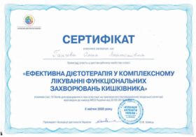 Ганчева Елена Анатольевна - Сертификаты 3.1