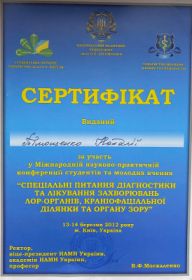 Литовченко Наталья Михайловна (сертификат 10)