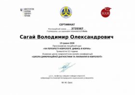 Сагай Владимир Александрович - Сертификаты 1.1