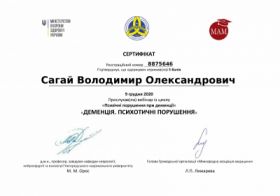 Сагай Владимир Александрович - Сертификаты 3.1