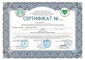Овчинникова Наталья Николаевна -Сертификаты 6.1