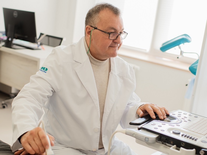 Стентування сечоводу під контролем УЗД УЗД урологія