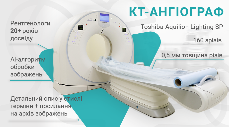 КТ-ангіограф в Києві КТ ангіографія Київ