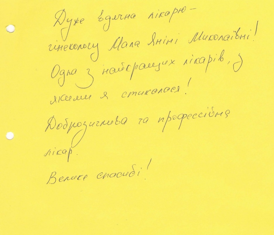 Малая Янина Николаевна